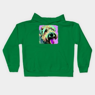 Soft Coated Wheaten Terrier Pop Art - Dog Lover Gifts Kids Hoodie